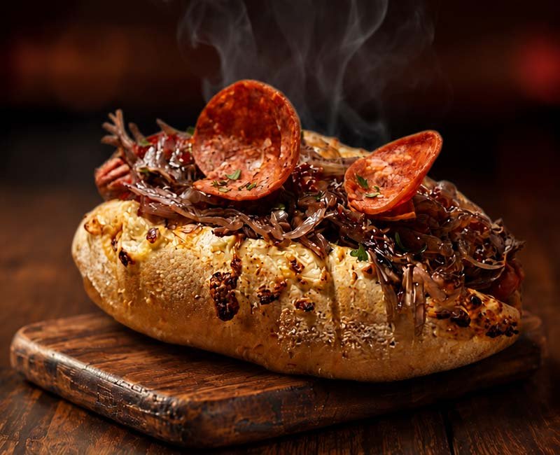 Pizza dog korean BBQ